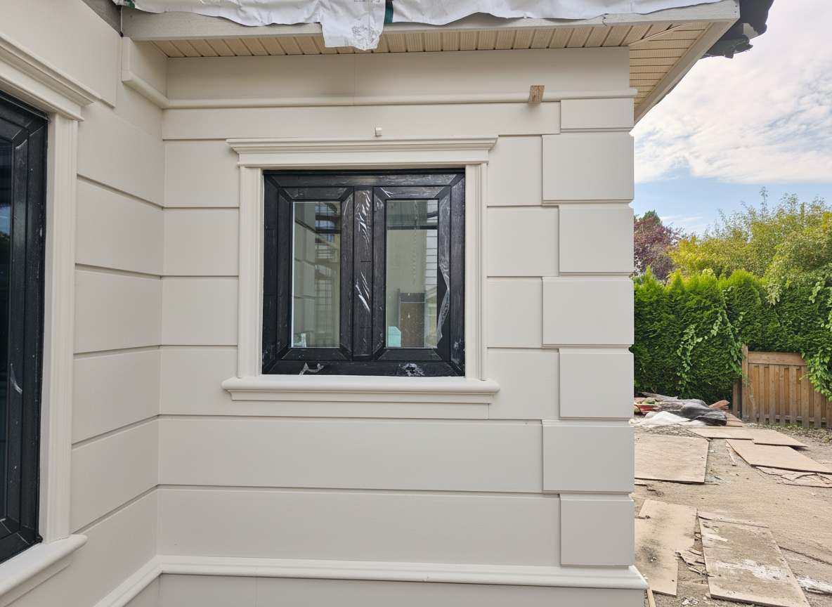 Finished Exterior Window Detail